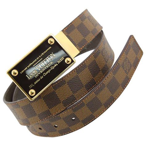 louis vuitton belt men brown|genuine Louis Vuitton belt.